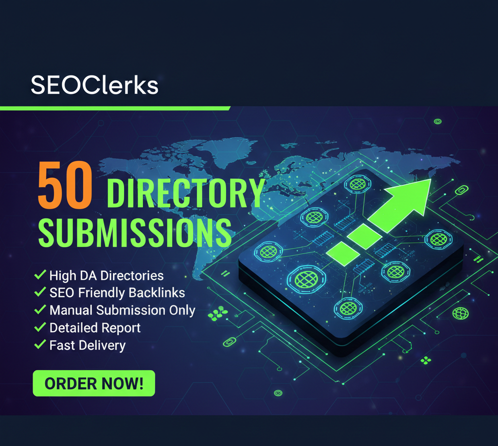I will provide 50 High DA Manual Directory Submission...