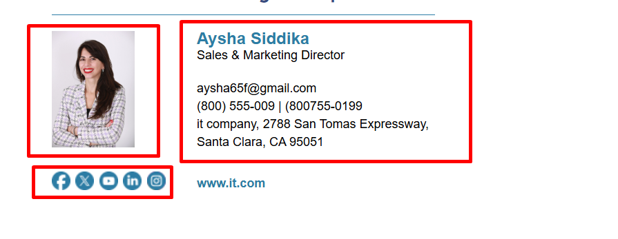 I will design a custom email signature that reflects ...