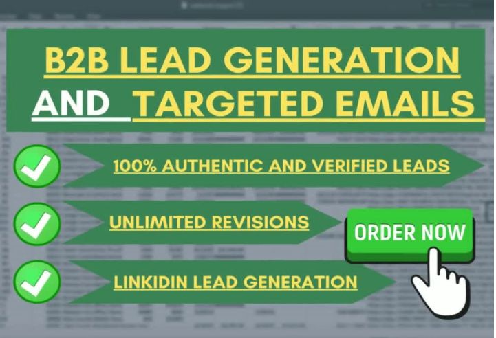I will do targeted B2B lead generation for your busin...