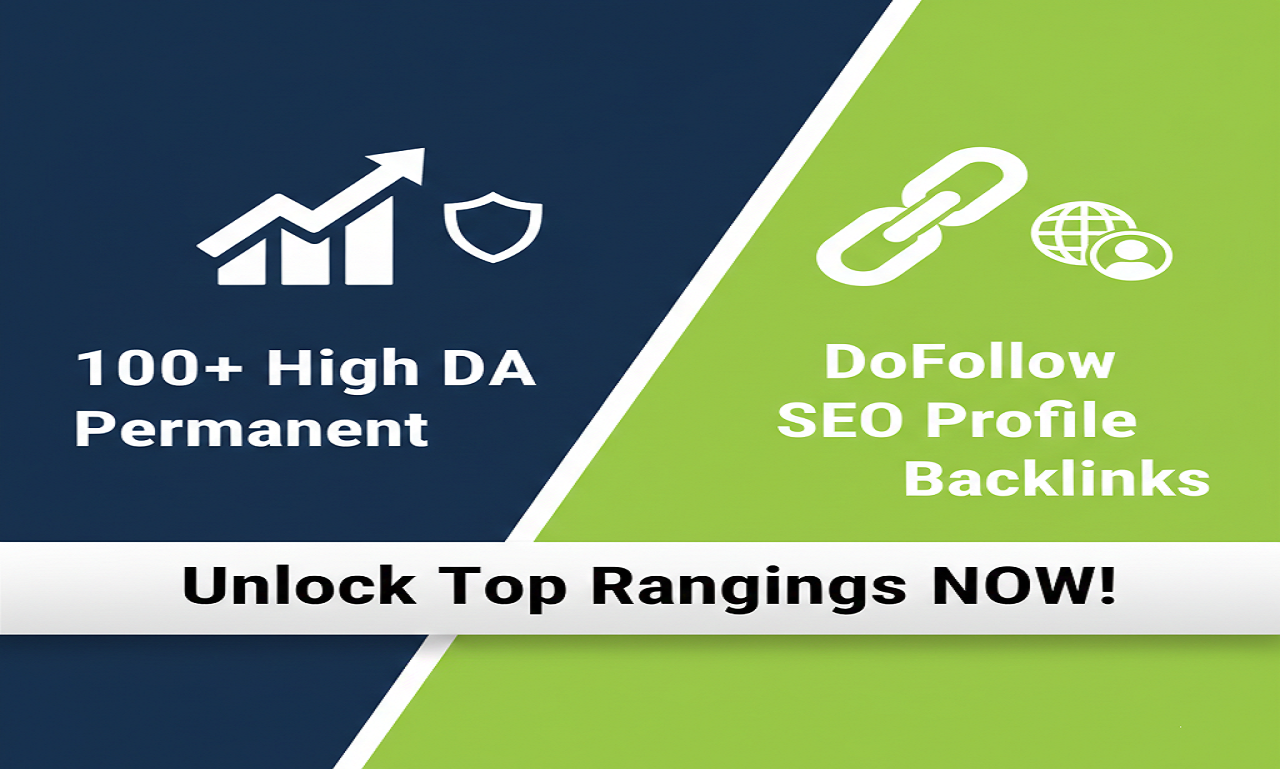 I Will Build 100+ High DA DoFollow Permanent SEO Prof...