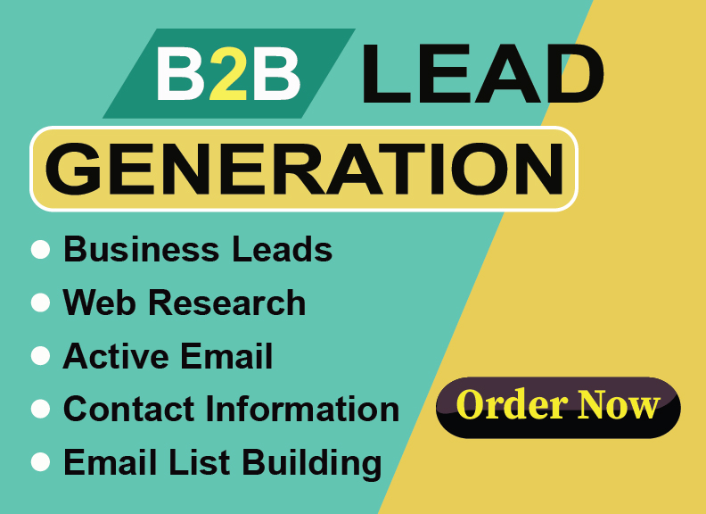 I will provide B2B Lead Generation for extent your bu...
