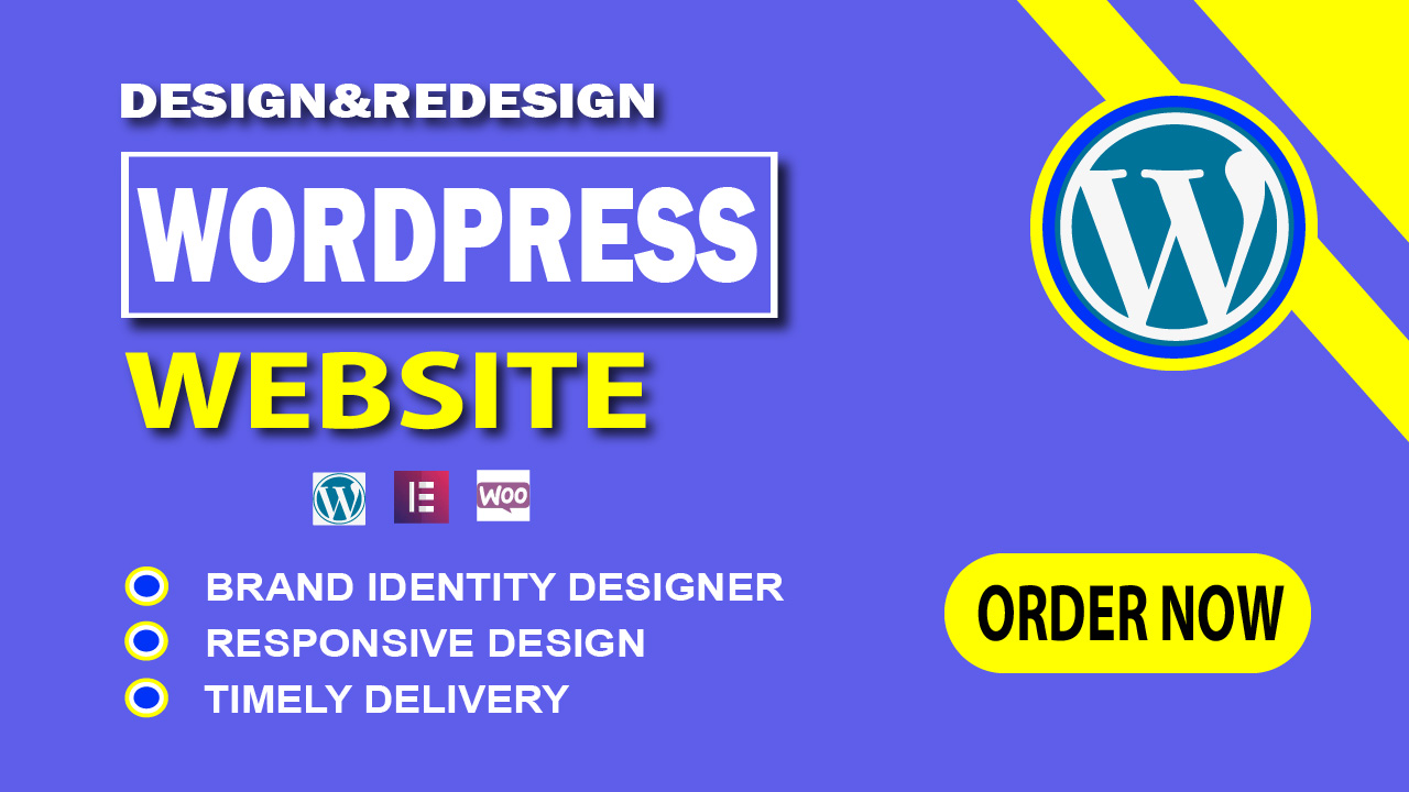 I will design or redesign a website using Elementor p...