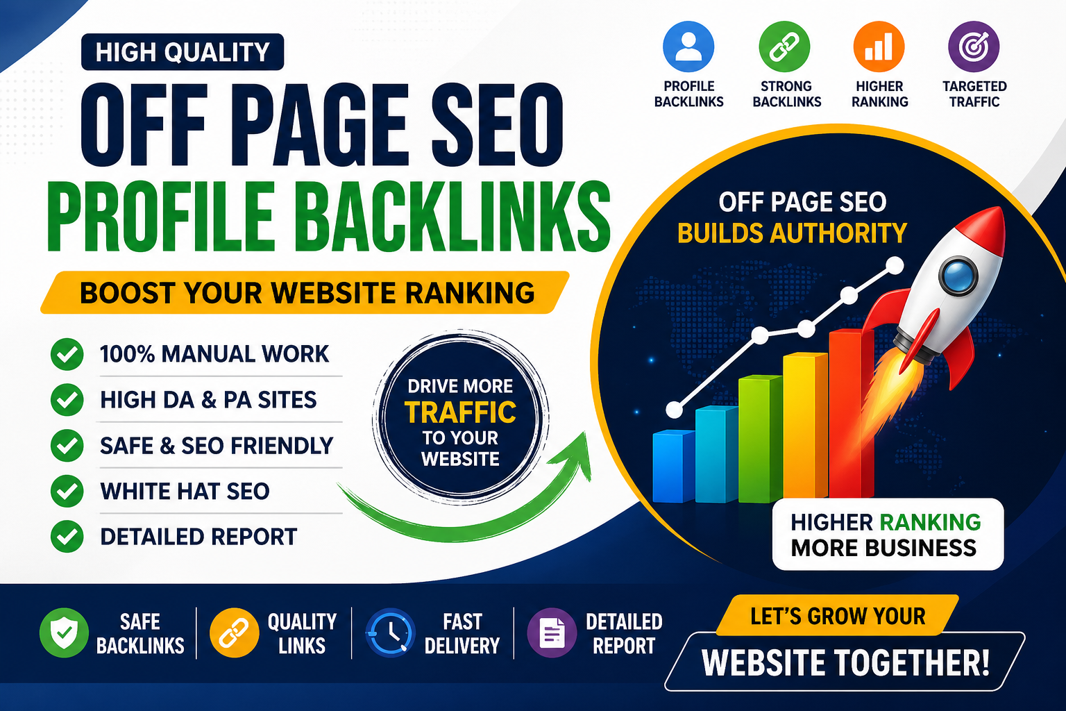 I will create high quality SEO profile backlinks for ...