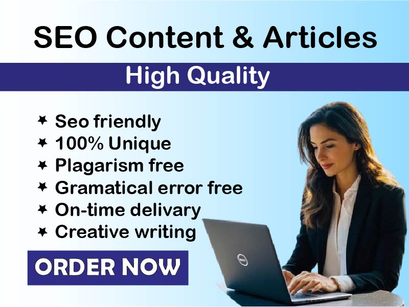 SEO Content Writer, I will write 999+ words and High...