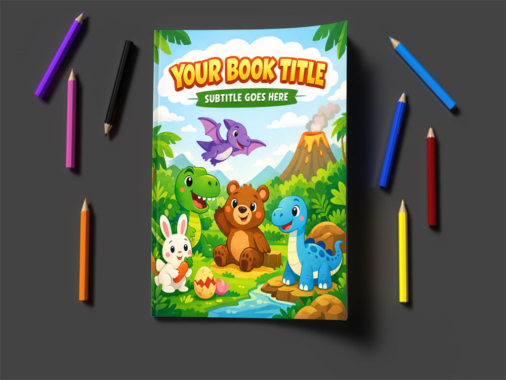 I will professional children book cover illustration ...