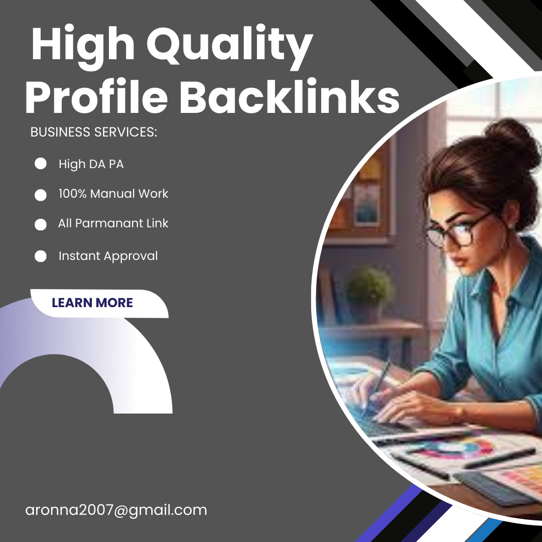 I will provide 80+ authority profile backlinks for sa...