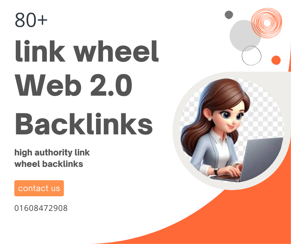 I will create 80+ manual link wheel backlinks to boos...