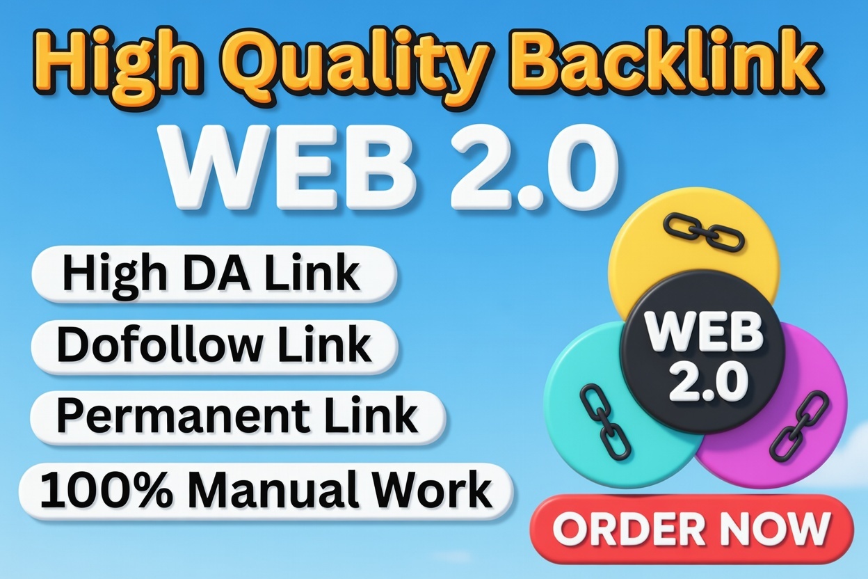 I Will Provide 80 High-Quality Web 2.0 Backlinks to I...
