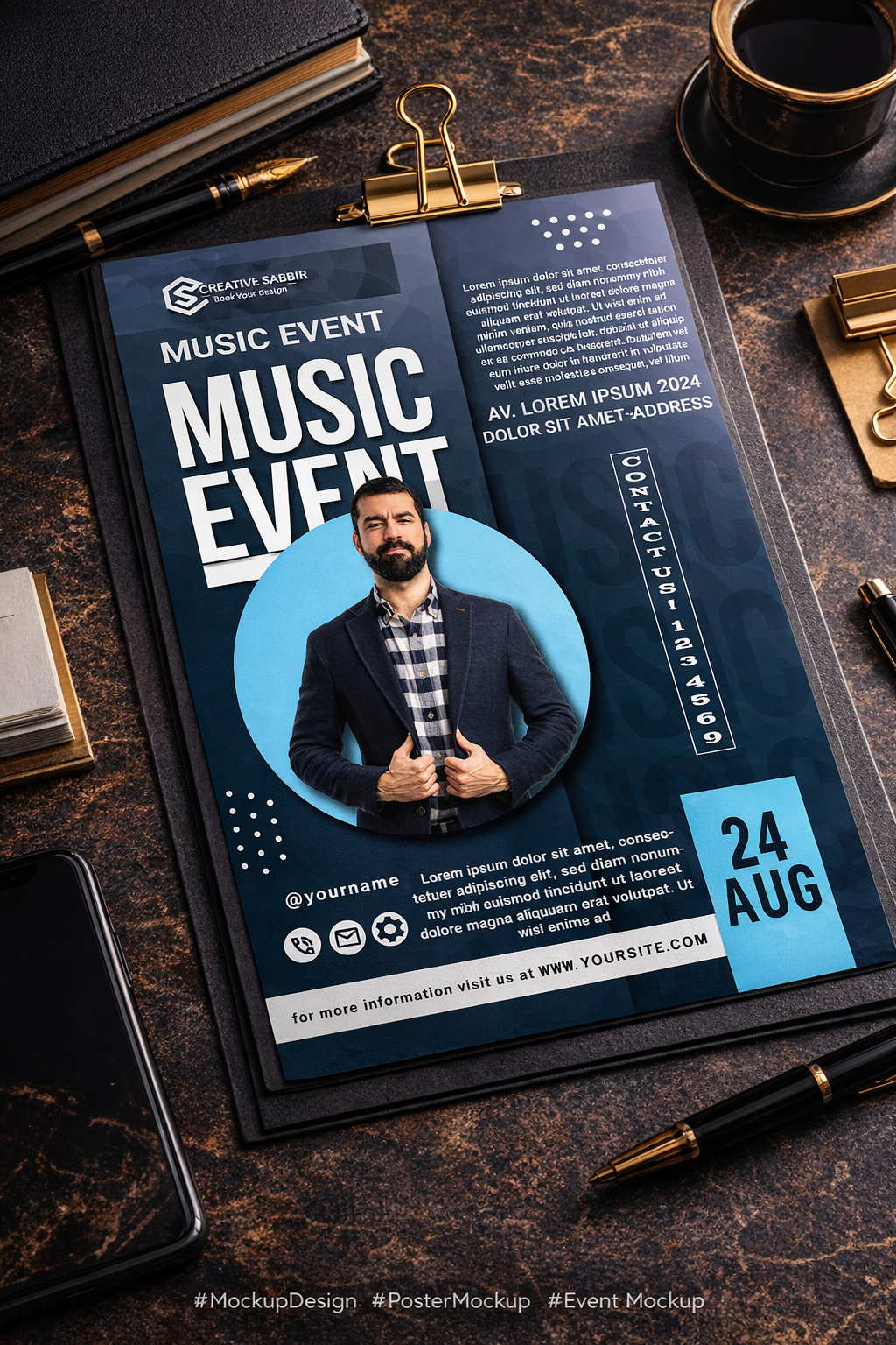 I will design eye catching music event flyer poster f...