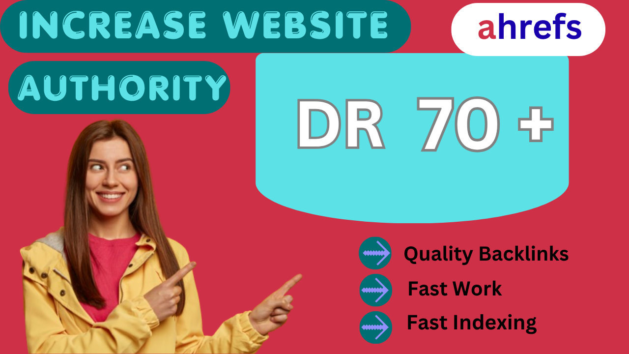 I will increase website authority with DR70+ high qua...