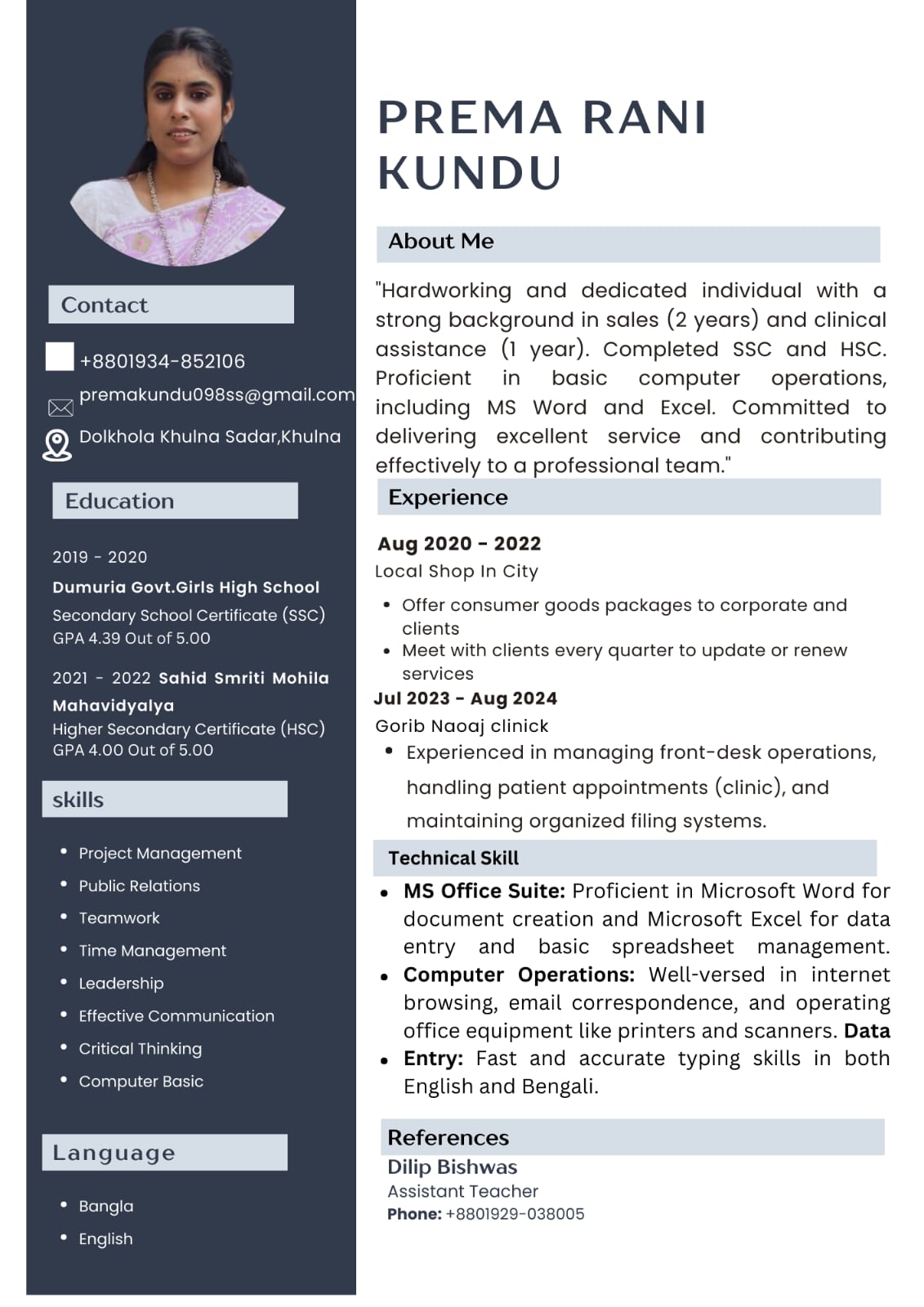 professional CV resume and creative business card for...