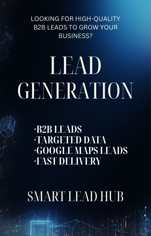 provide targeted B2B leads and Google Maps business l...
