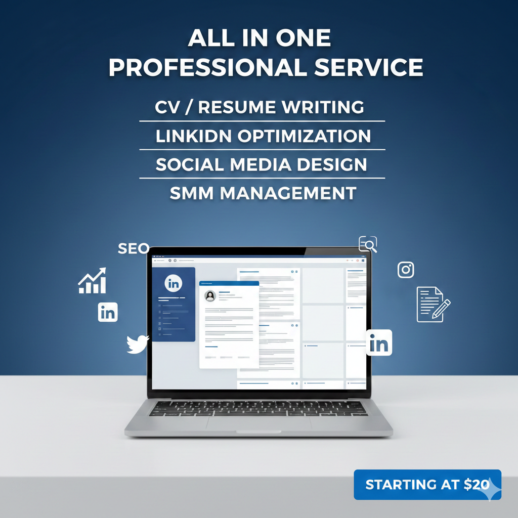 I will write professional CV resume, optimize Linked...