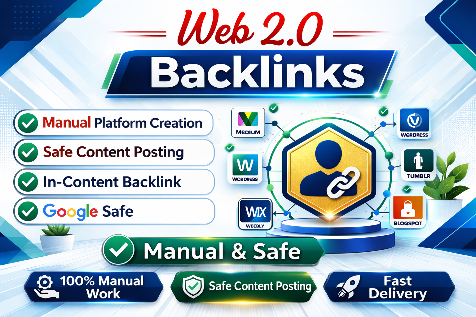 I will provide 500 web2.0 backlinks