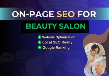 I will optimize your beauty salon website for google ...