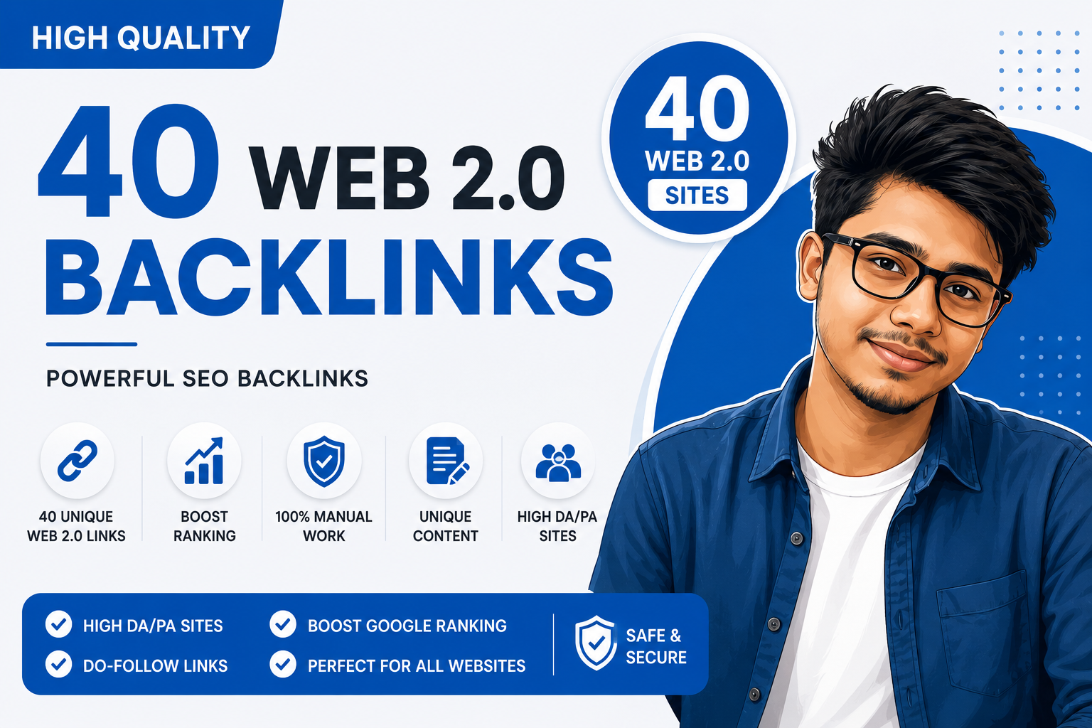 I Will Build 40 Powerful Web 2.0 Backlinks to Boost Y...