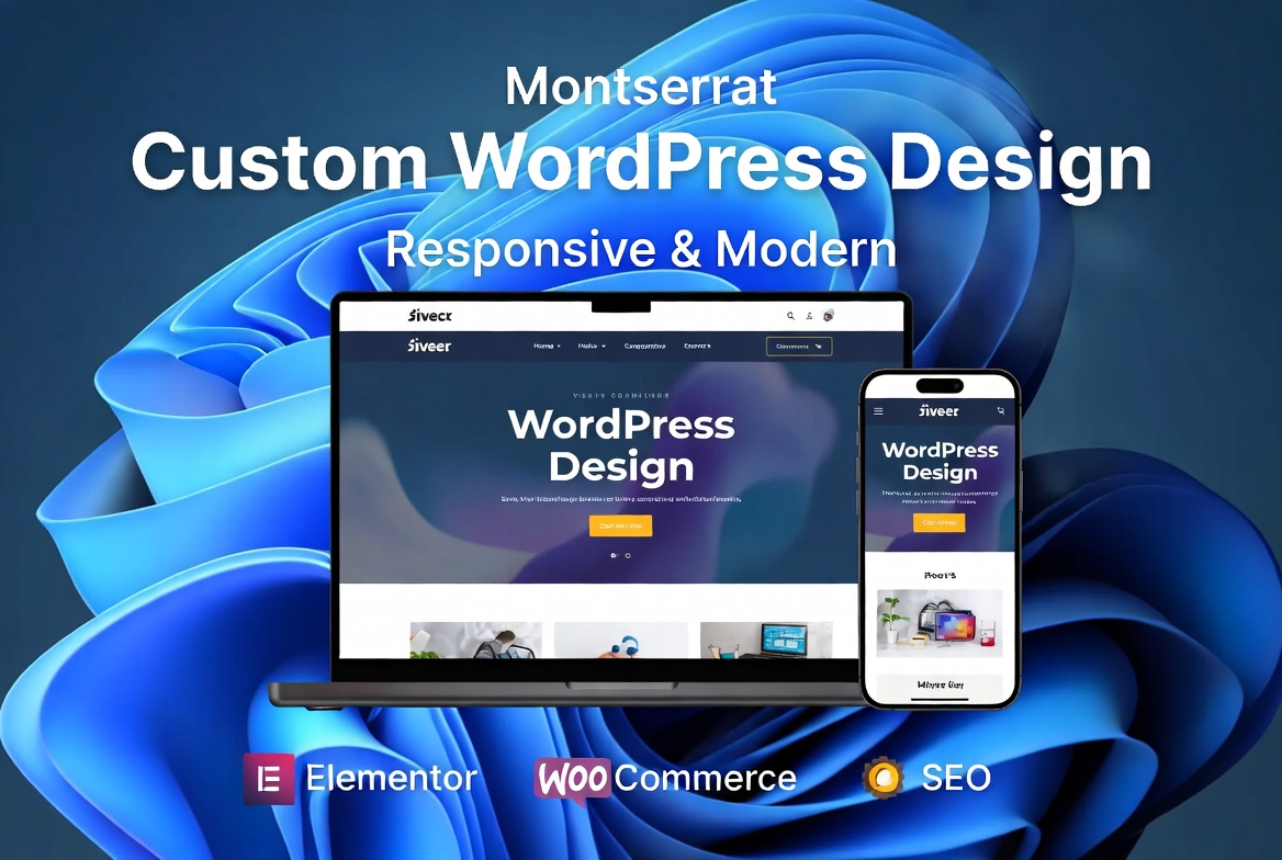 I will build a modern, responsive and SEO-friendly W...
