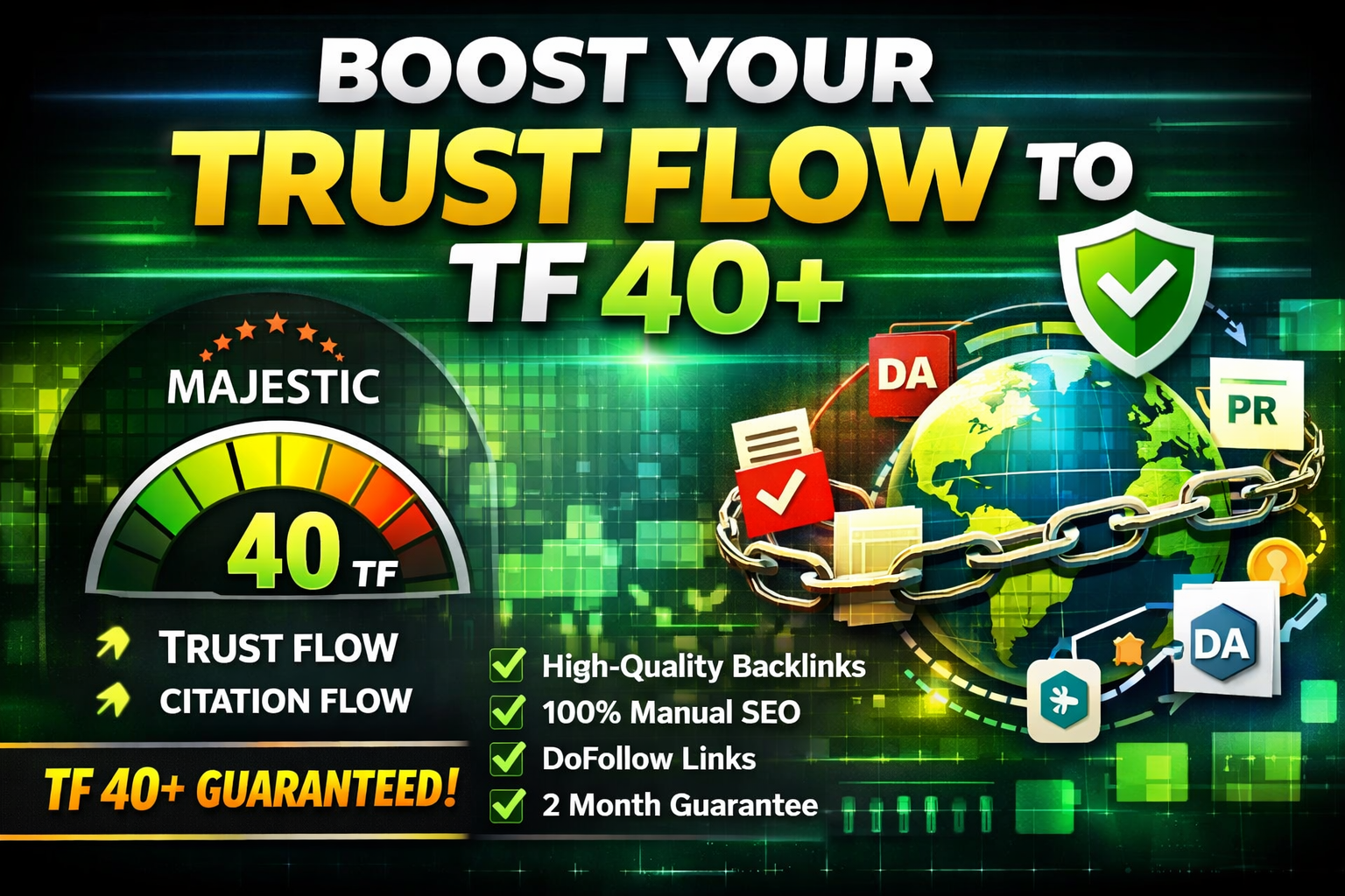 Increase Your URL Trust Flow TF to 40+ with High-Auth...