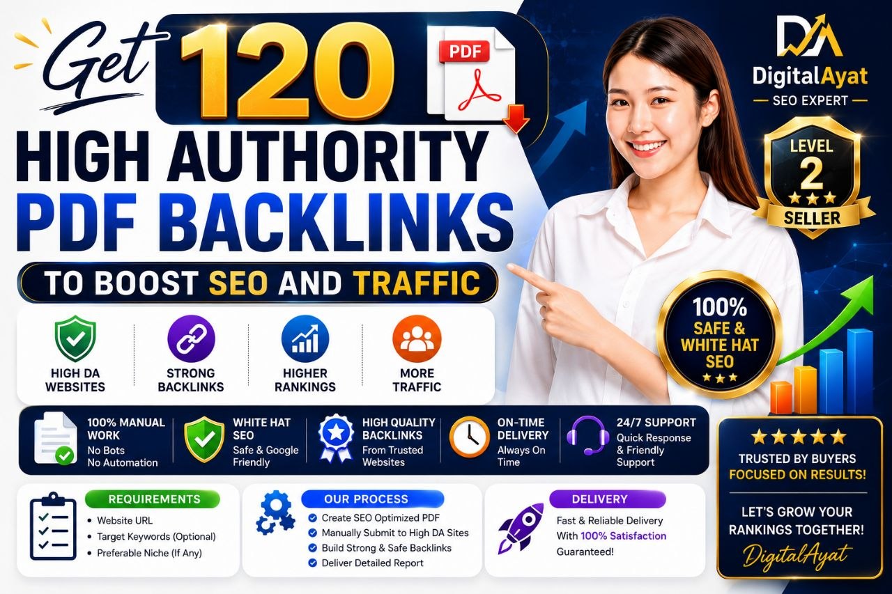 Get 120 High Authority Portable Document Format Backl...