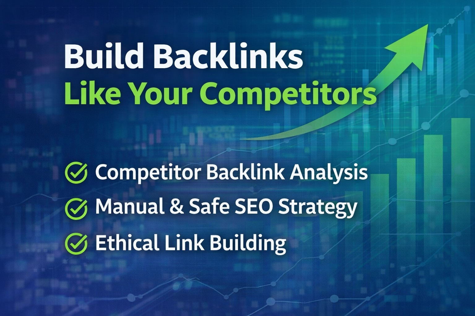I will build backlinks based on your competitors SEO ...