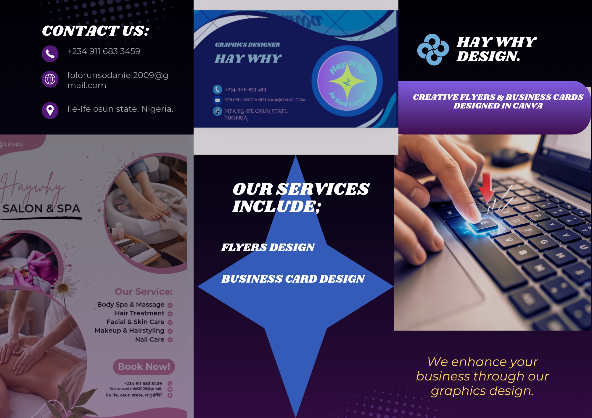 I will create a simple and clean flyer or business ca...