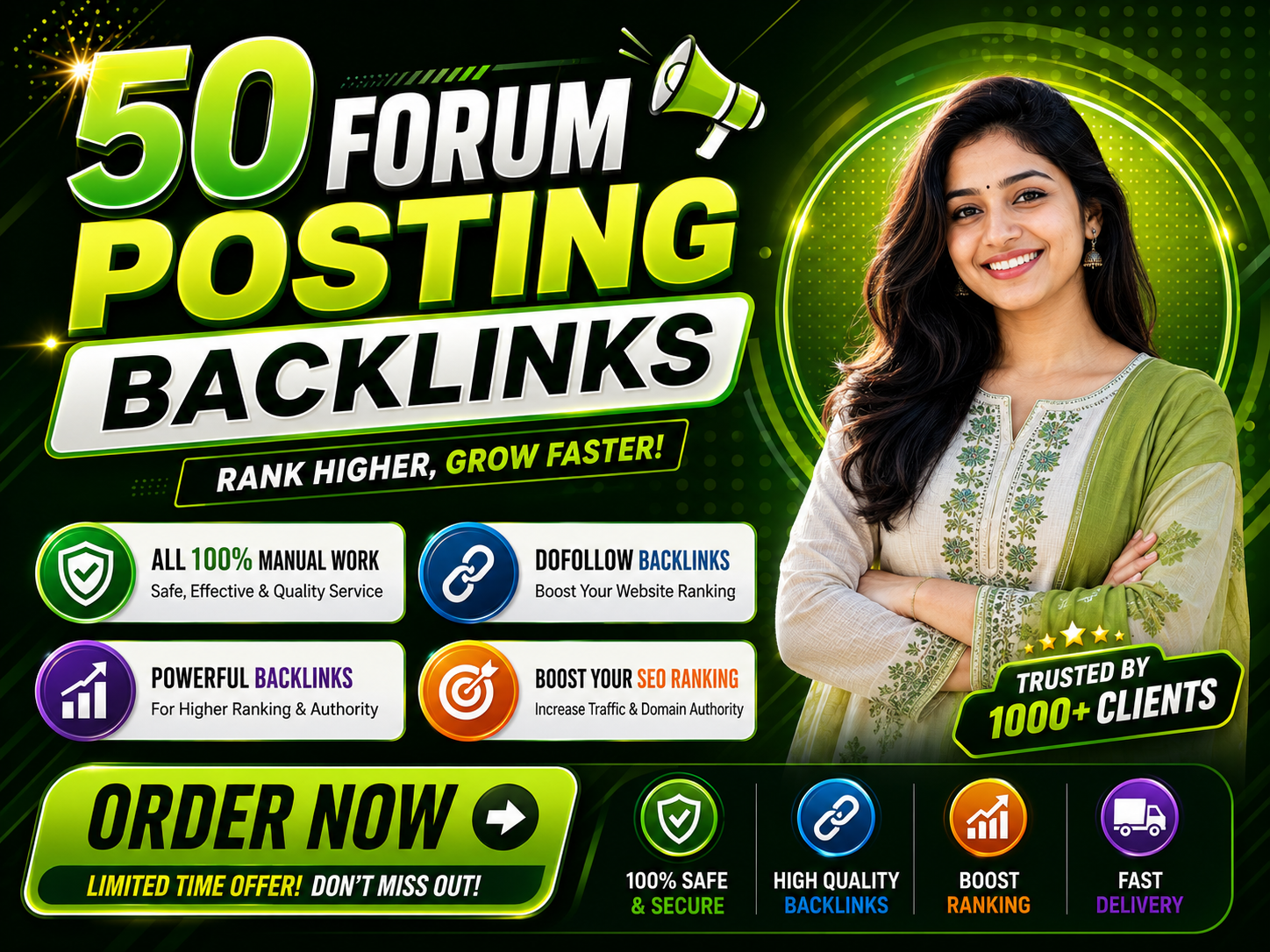 Get Build 50 DoFollow Forum Posting Backlinks for Fas...