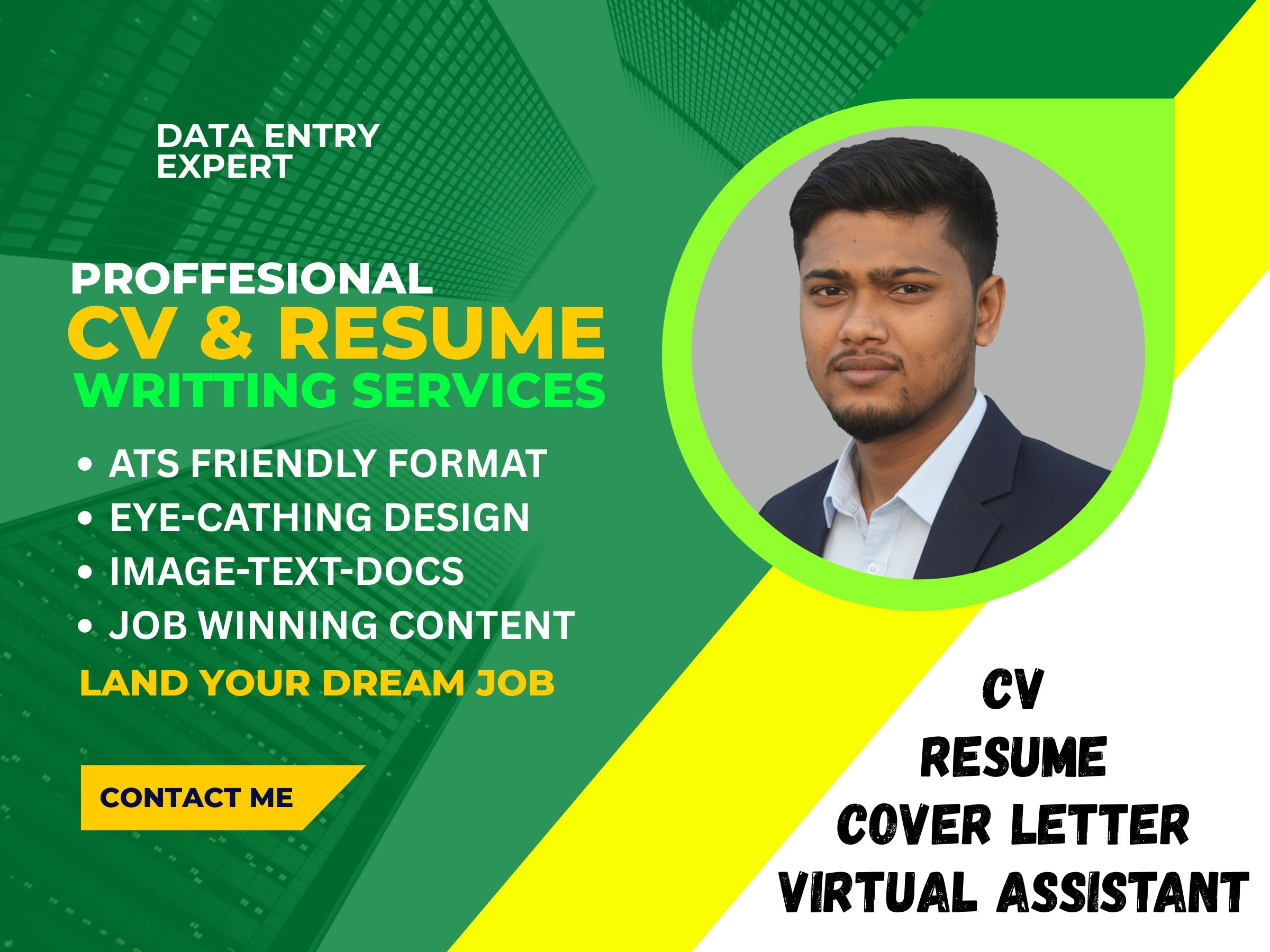 I Will Design Proffesional And Modern Job Winning Res...