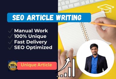 I will write SEO optimized articles and website conte...