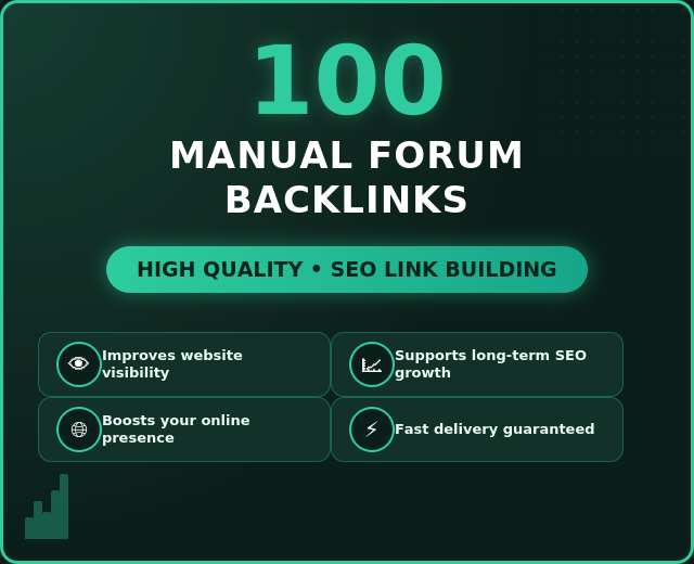 I Will Build 100 High Quality Manual Forum Backlinks ...