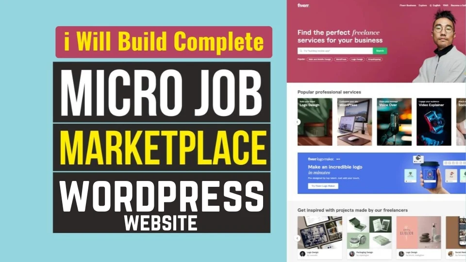I Will Create Freelance or Microjob Website Like Five...