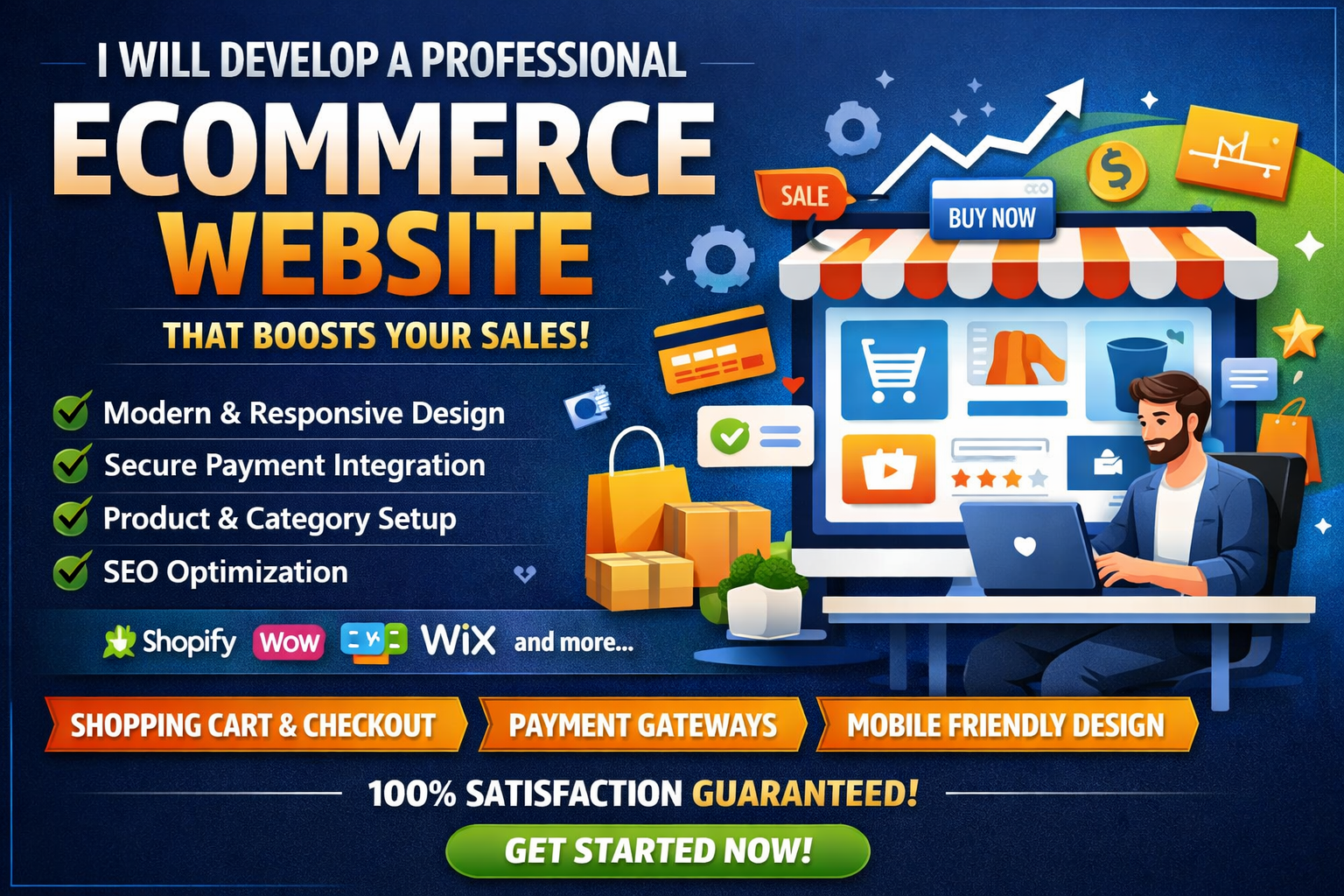 I Will Develop a Professional E-Commerce Website That...