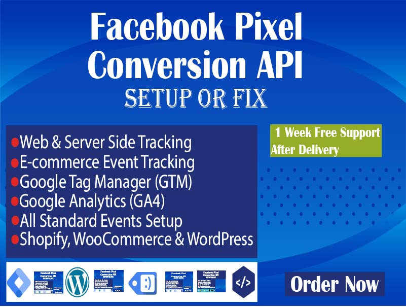I will Setup and fix Meta Pixel, Conversion API Setup...