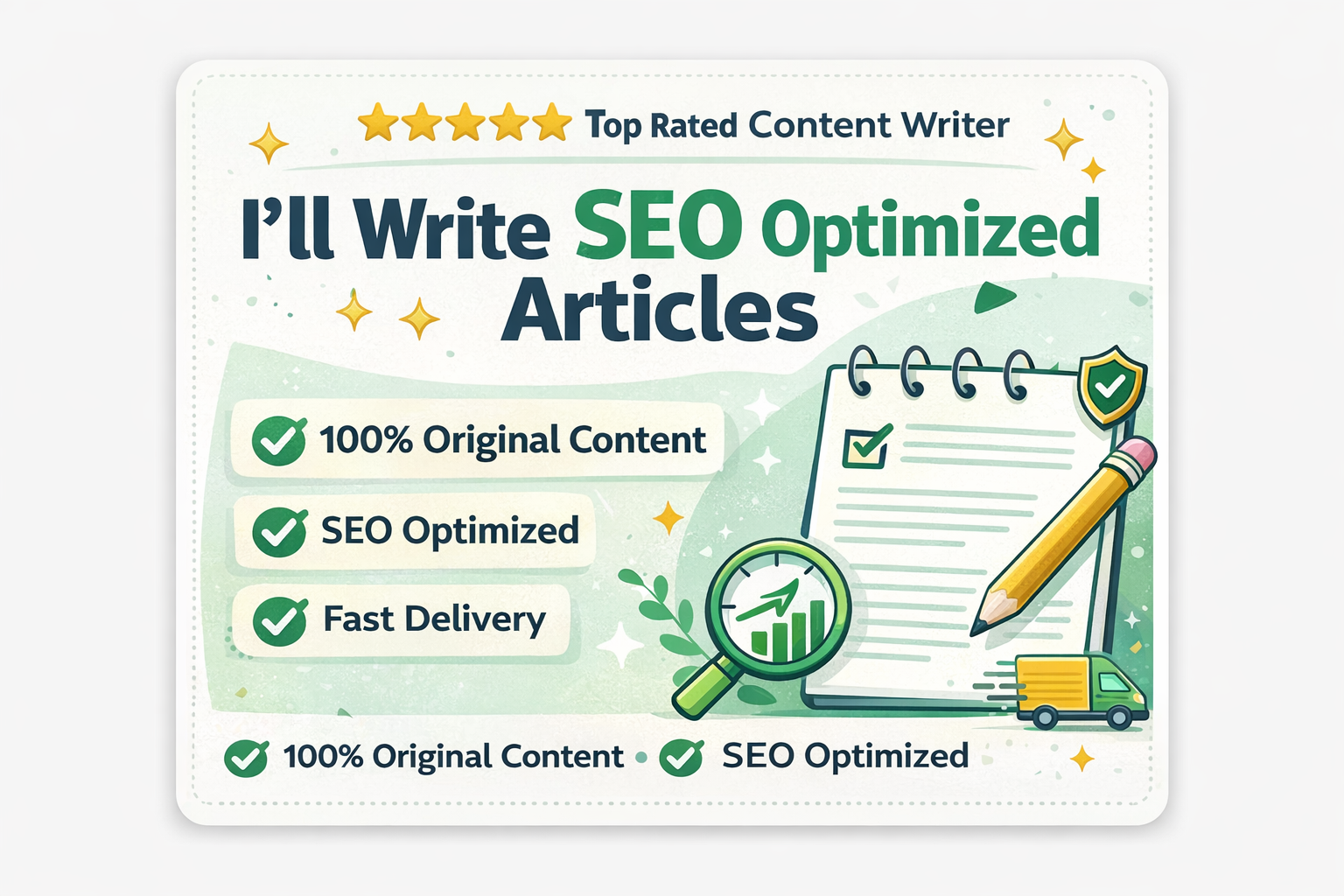 I will write high quality SEO blog articles for your ...