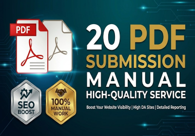 Boost Rankings with 20 High-Quality Manual PDF Submis...