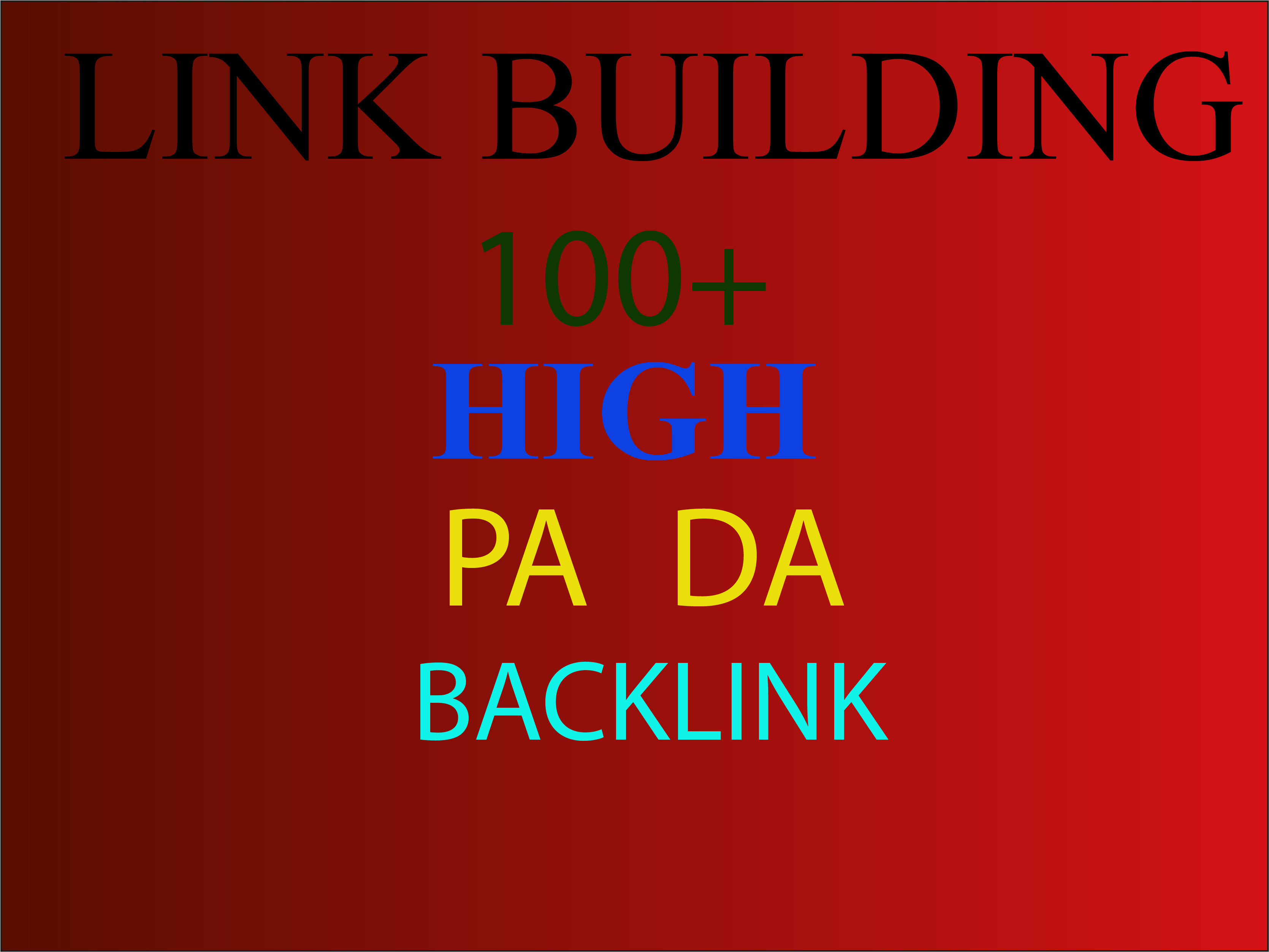 I will do 100+ Effective High Quality Mixed SEO Backl...