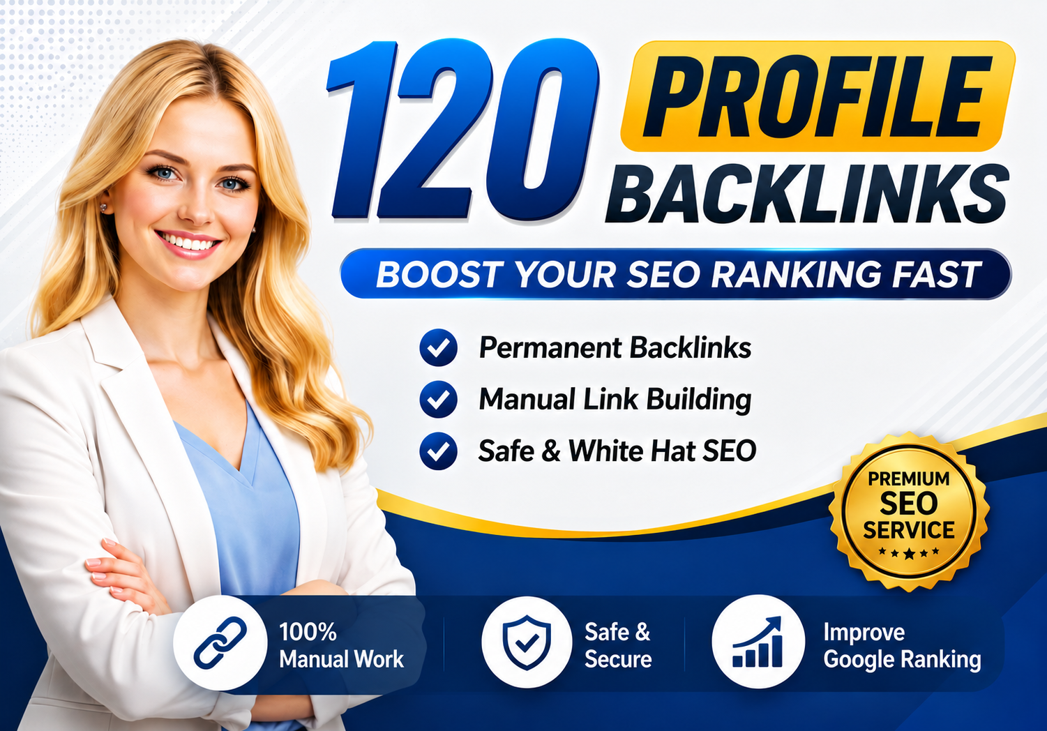 120 powerful profile backlinks from high da 70+ sites...