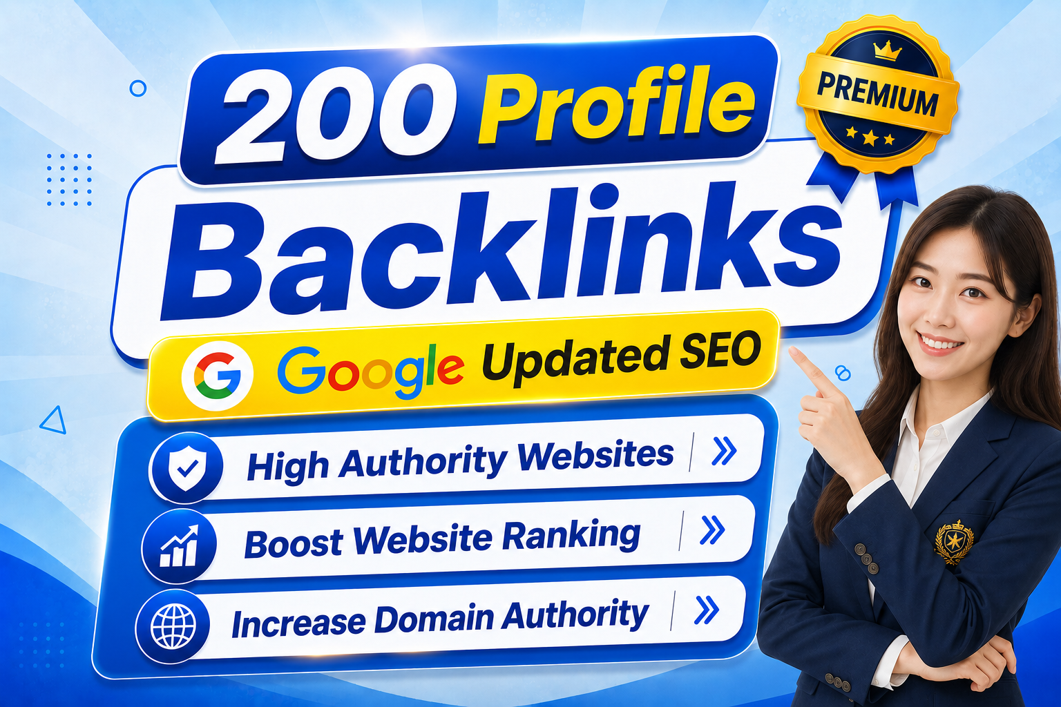 200 Profile Backlinks for increase Website Domain Aut...