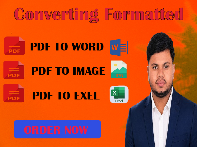 I will do converted pdf to word, excel, image &...