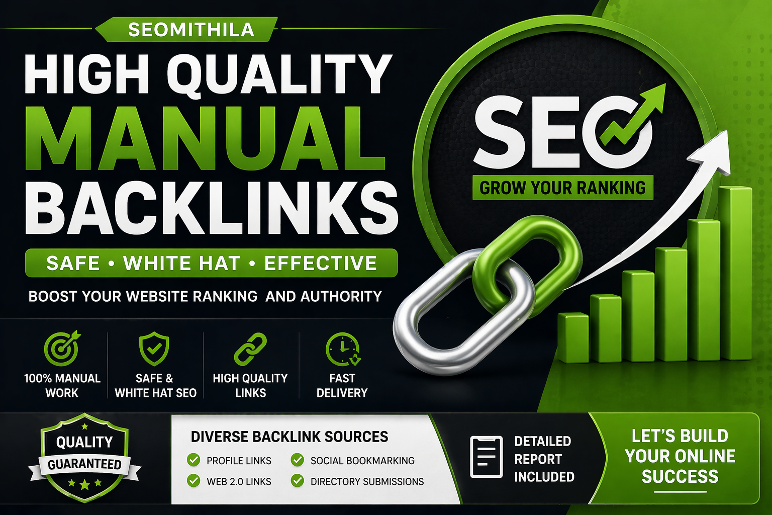 I will provide high quality SEO backlinks to boost we...
