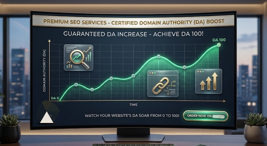 Boost Your DA Rank in SERP. DA 0 to 100.