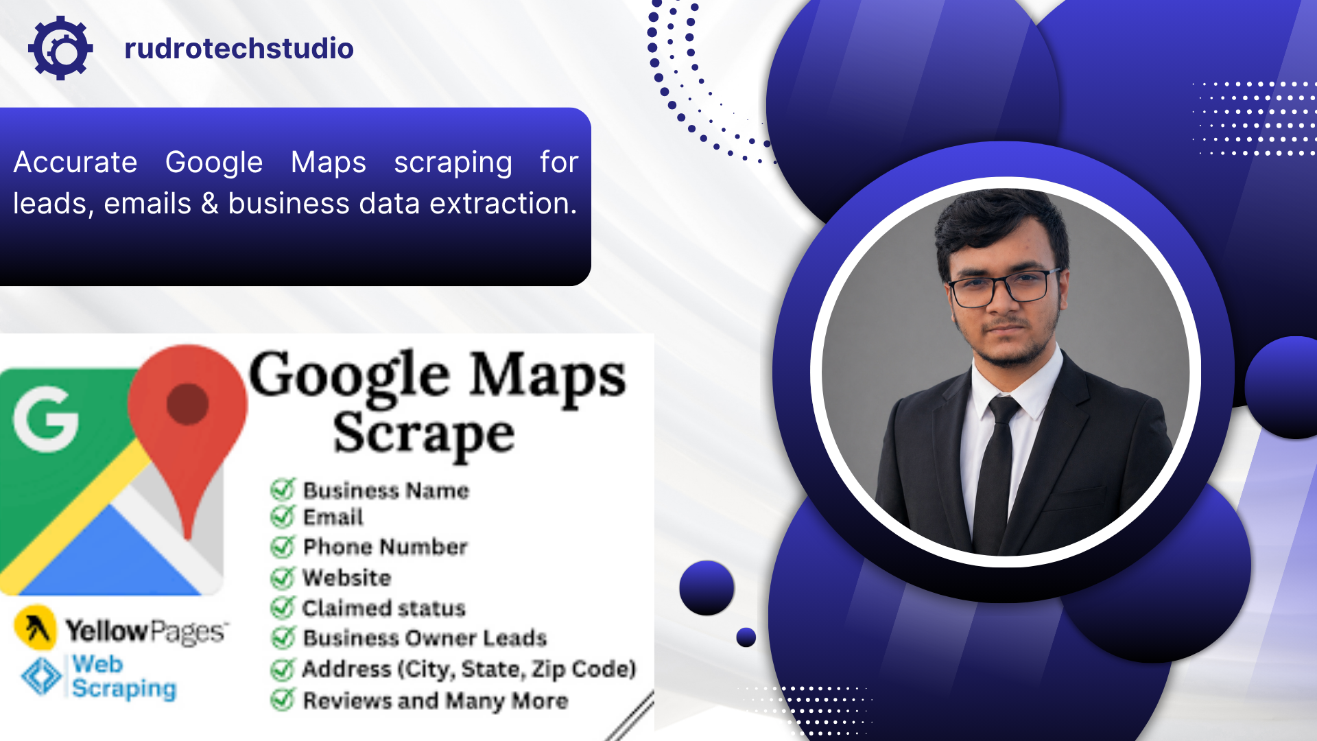I will expertly scrape, google maps scraper, b2b le...