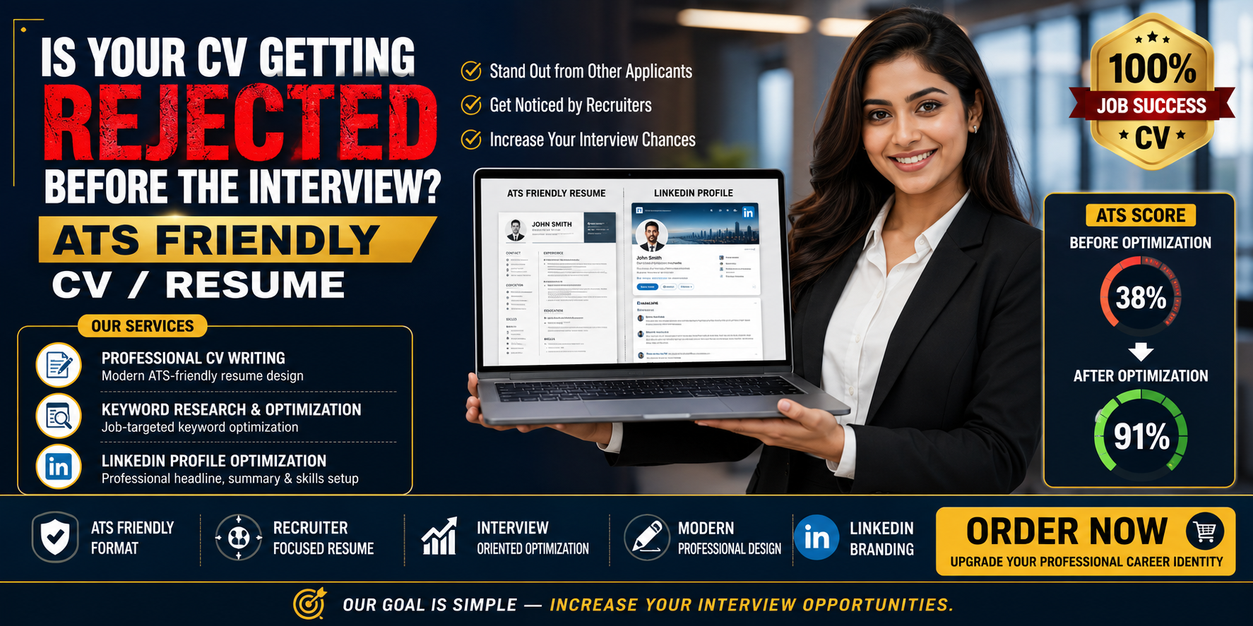 I Will Create ATS Friendly, Job Winning Professional...