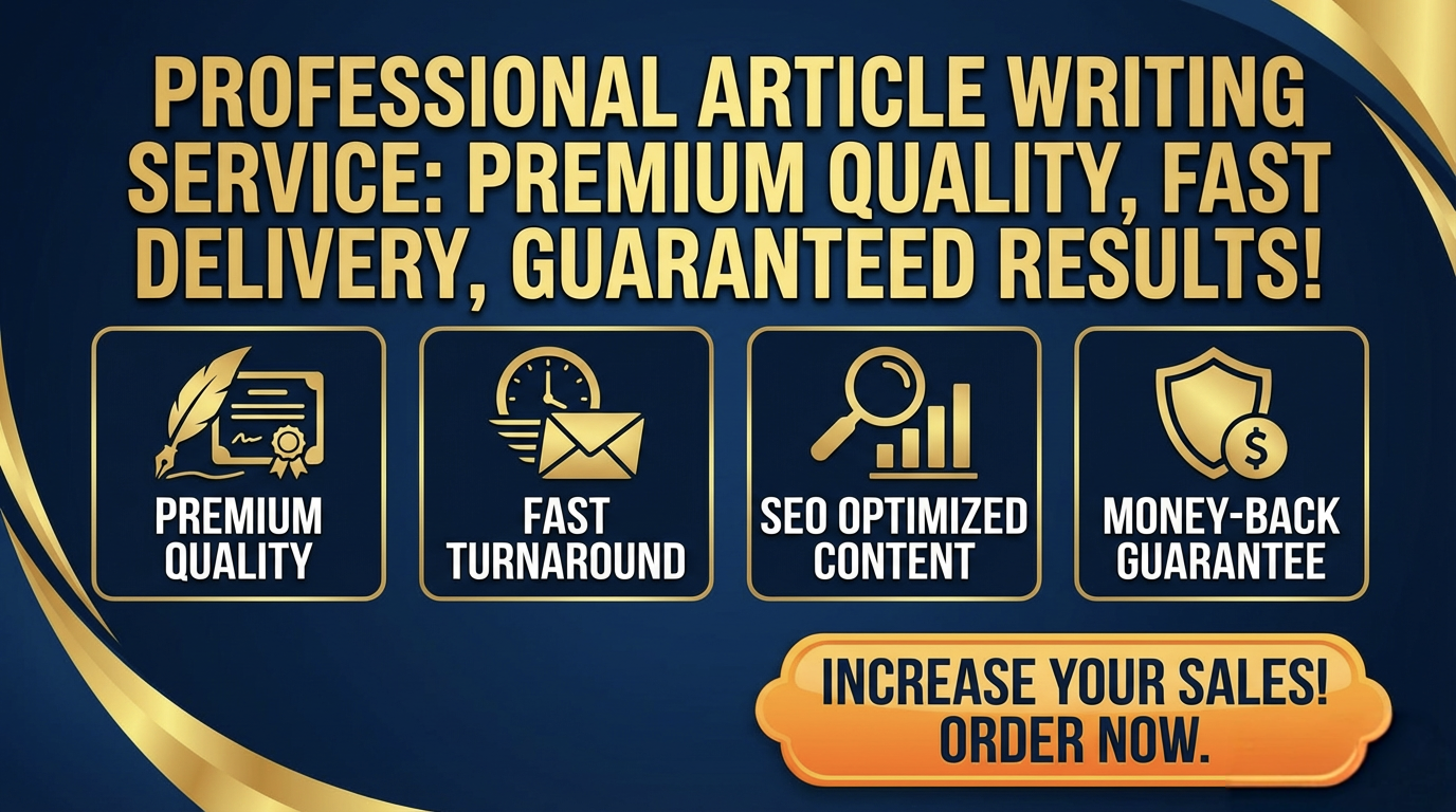 I will write a professional 1500 word SEO article on ...