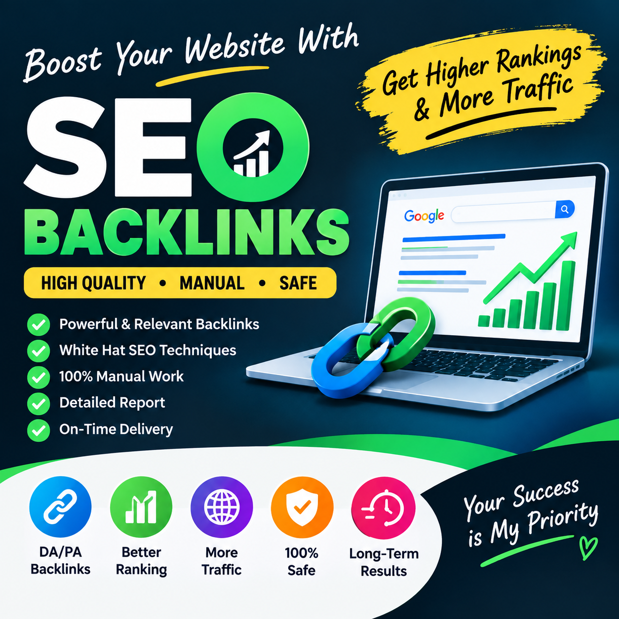I Will Build High Quality Manual Backlinks to Strengt...