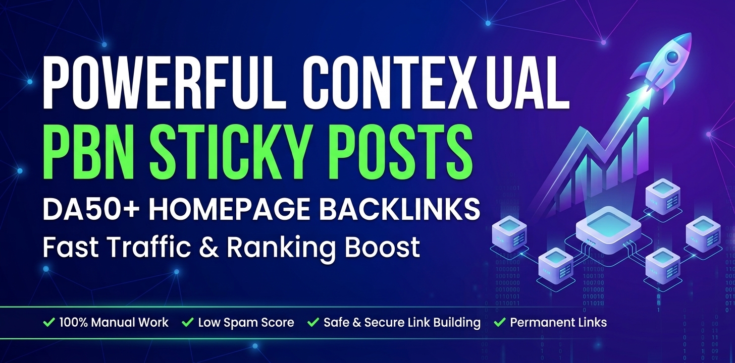 I will provide 300 sticky posts high authority contex...