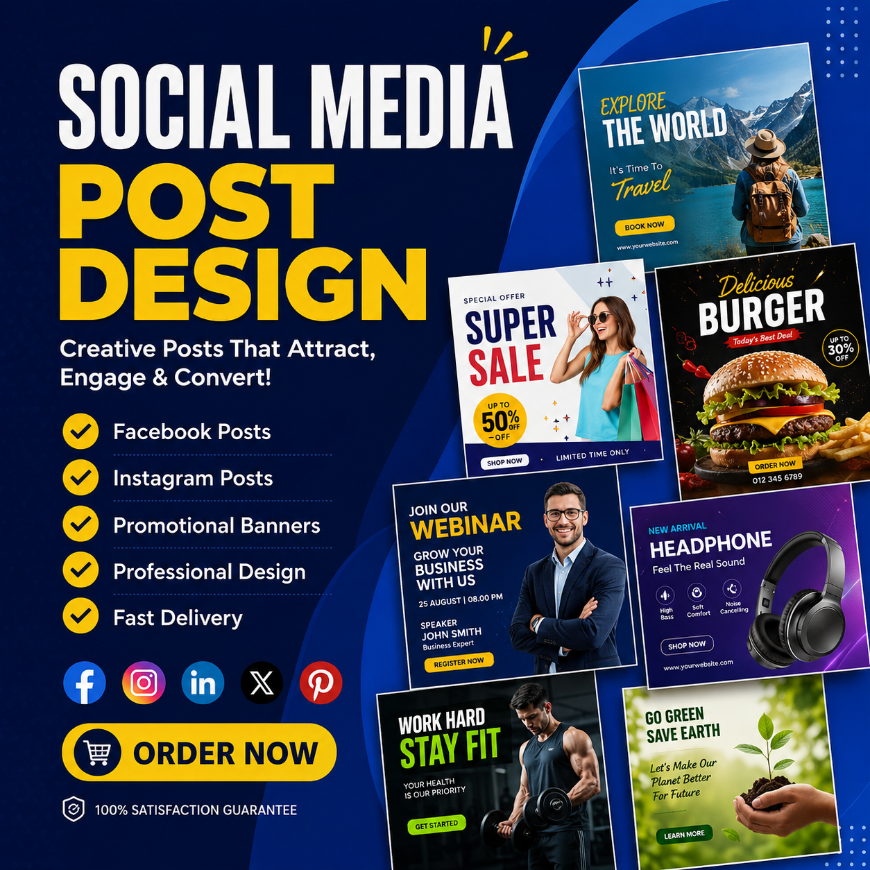 I Will Design Modern Promotional Banners And Ad Creat...