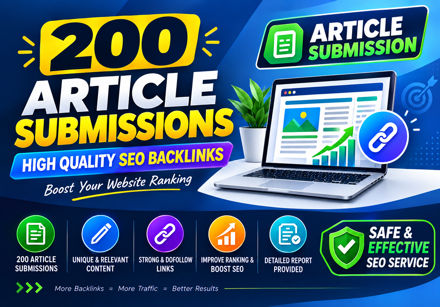 I Will Build 200 Article submission High Quality SEO-...