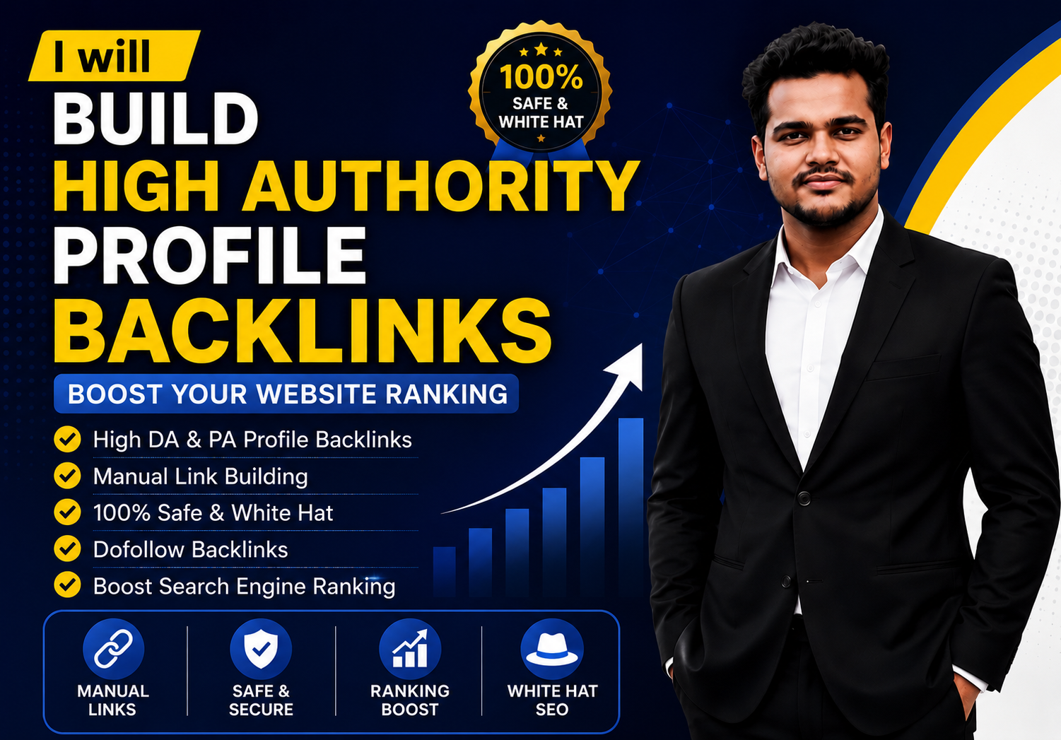 I Will Build High Authority Profile Backlinks for Bet...