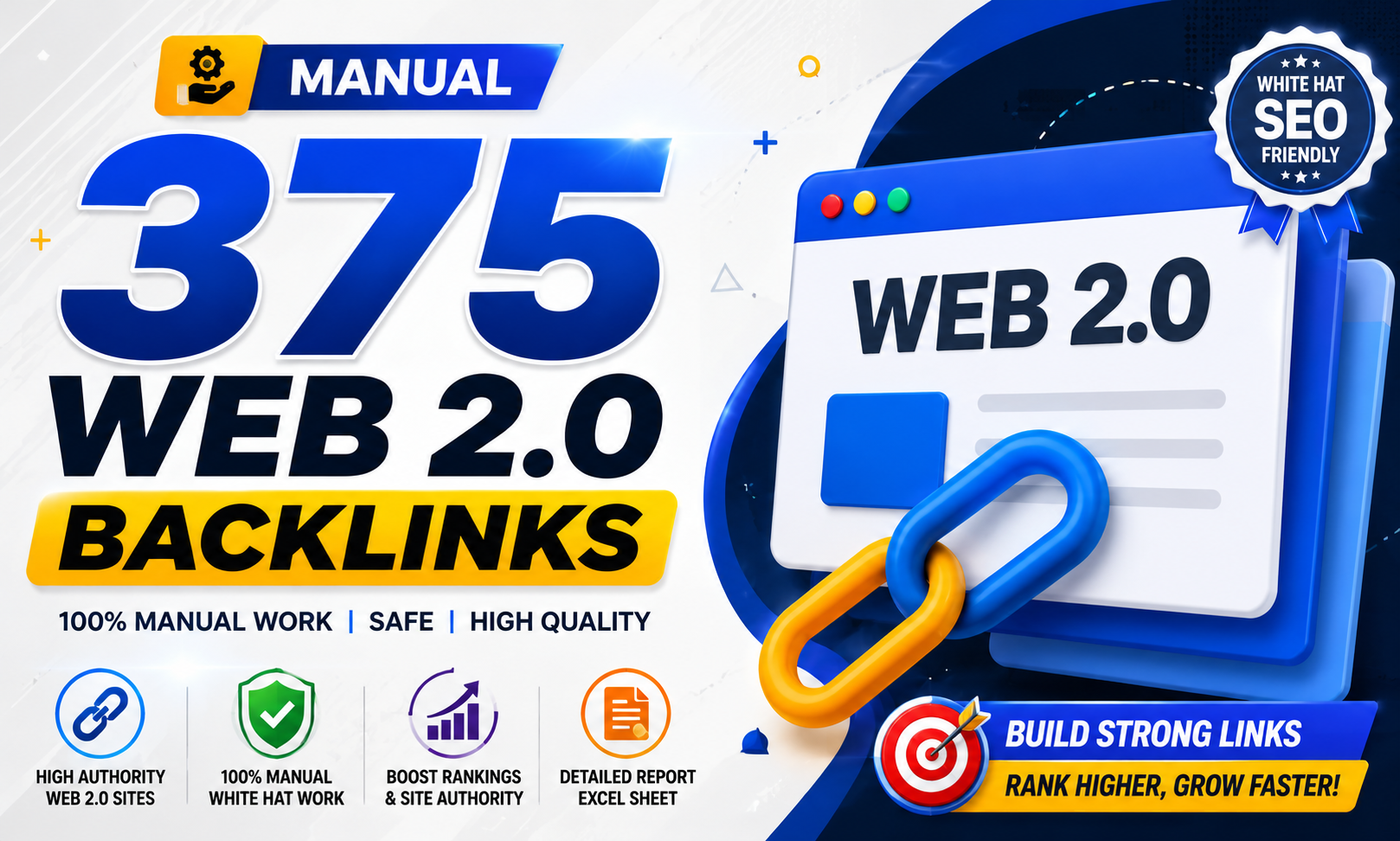 I Will Build 375 Manual Web 2.0 Backlinks for Your We...