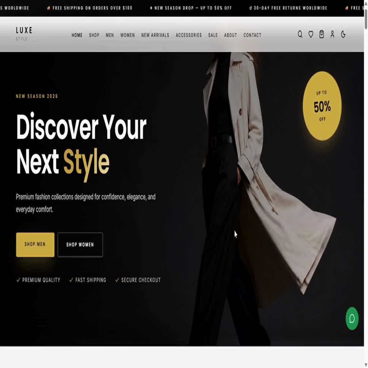 I Will Design a Shopify Beauty, Fashion, Jewelry, ...